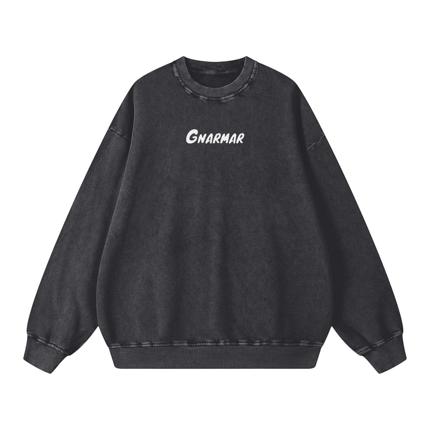 Acid Wash Oversize Crewneck