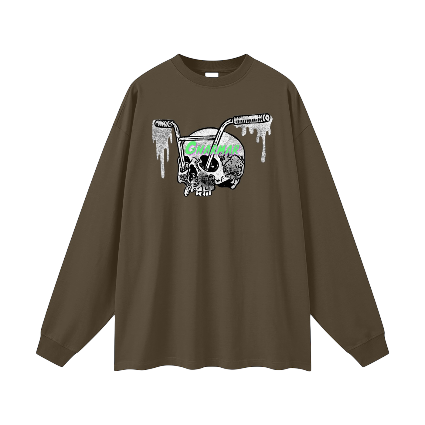 (Oversized) "Gnarly Bar" Long Sleeve T-Shirt