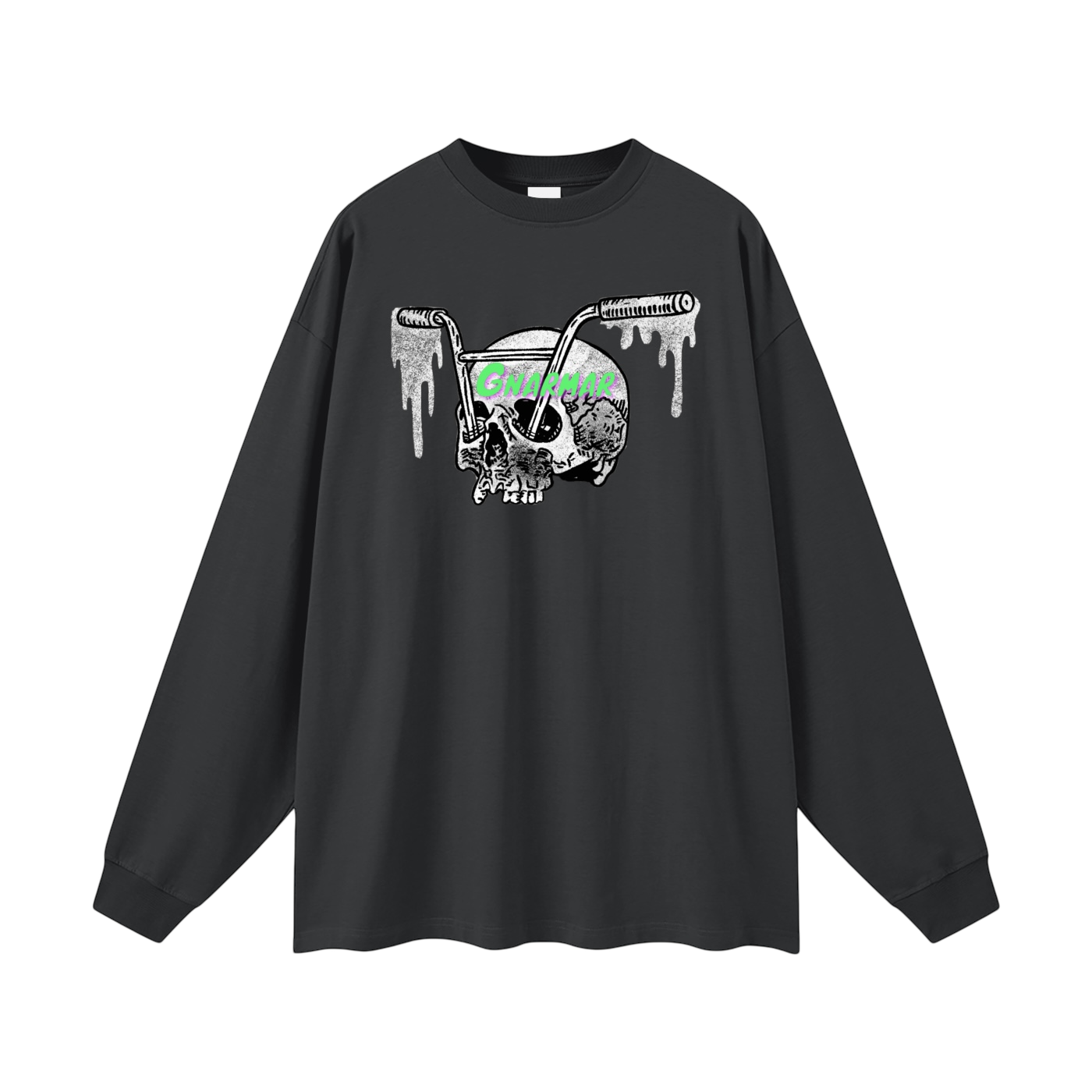(Oversized) "Gnarly Bar" Long Sleeve T-Shirt