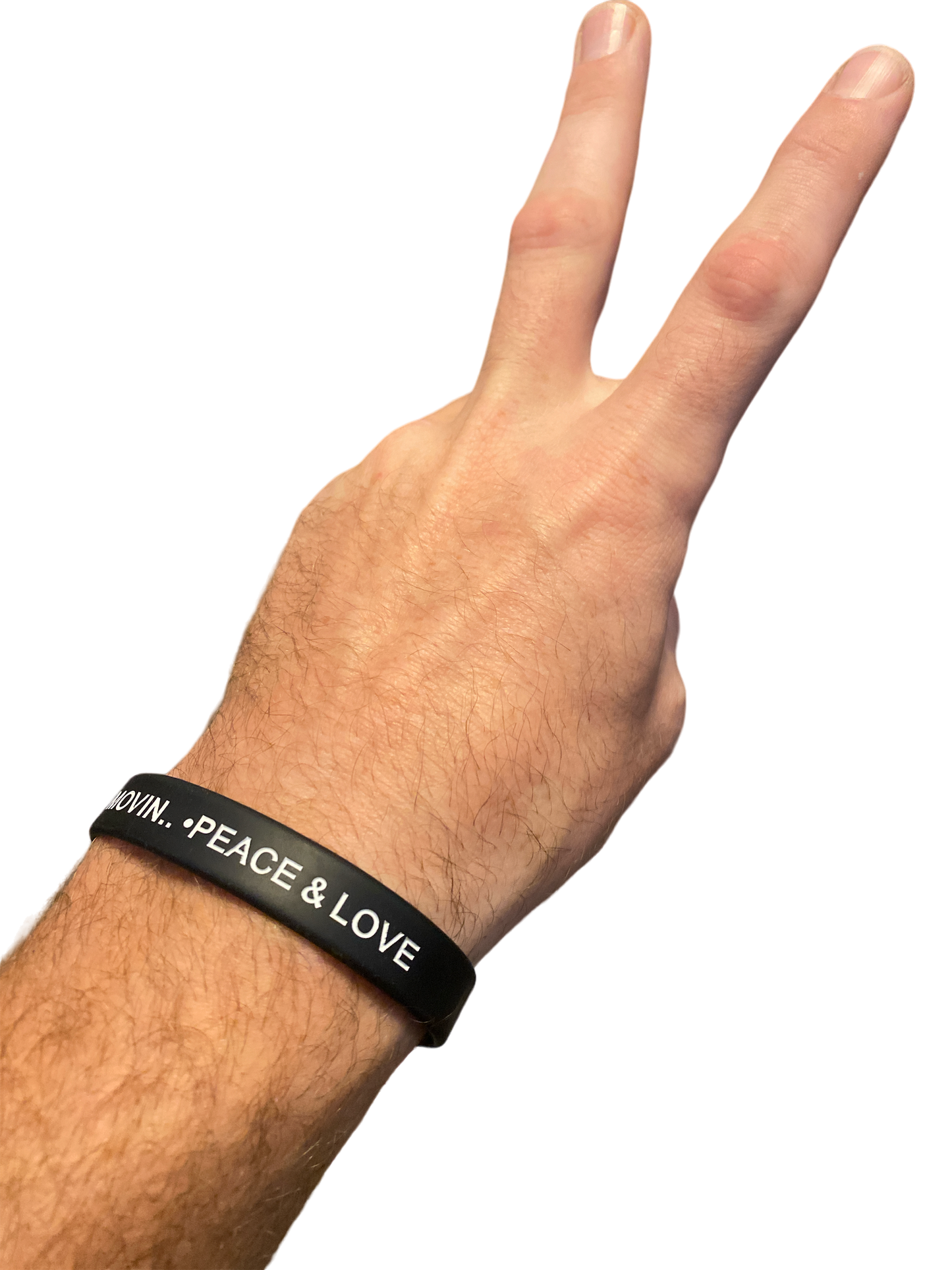 BRACLET " •STAY UP • KEEP IT MOVIN.. •PEACE & LOVE "