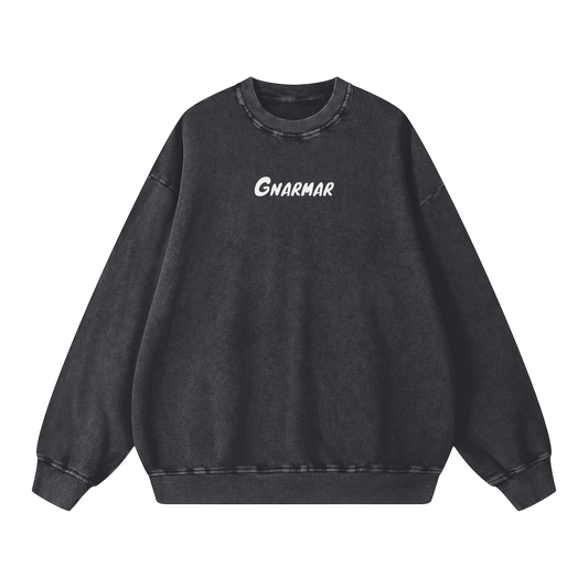 Acid Wash Oversize Crewneck